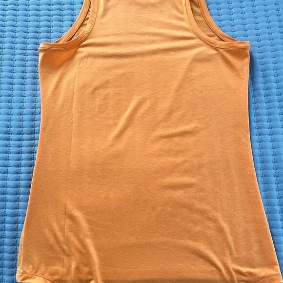 Athleta Women's Size Small High Neck Super Soft Tank, Tangerine Orange NWOT - Picture 4 of 14